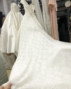 Wedding Dress clean and restore wedding dress
